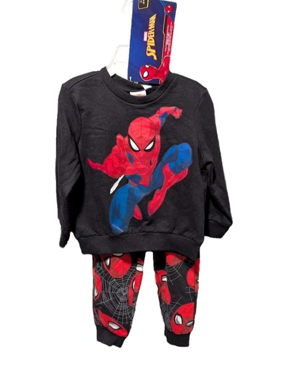Marvel Spider-Man Toddler Boys 2-Piece Sweatshirt Jogger Set 3T
